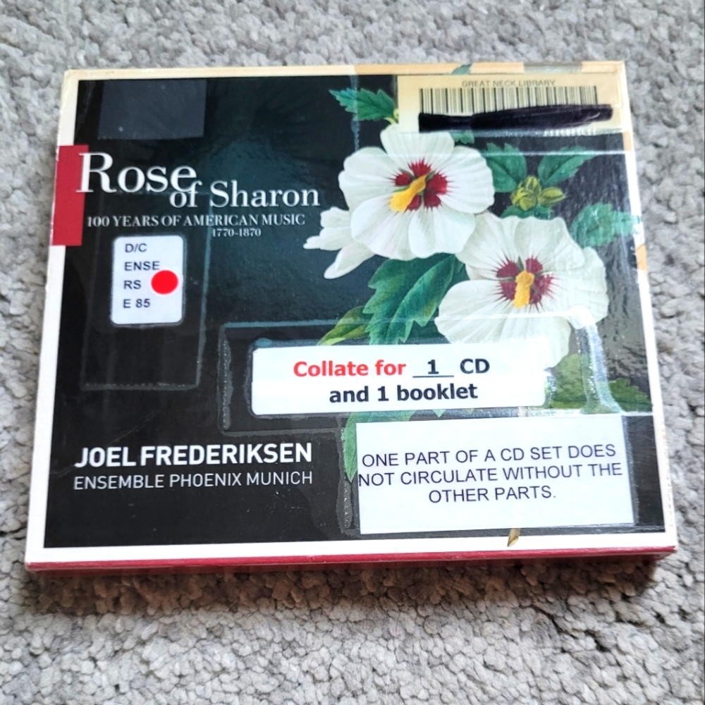 Rose of Sharon 100 Years of American Music CD with Booklet Ex-Library